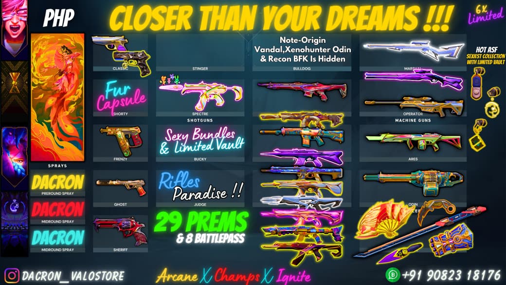 29 PREMS & 8 BPS