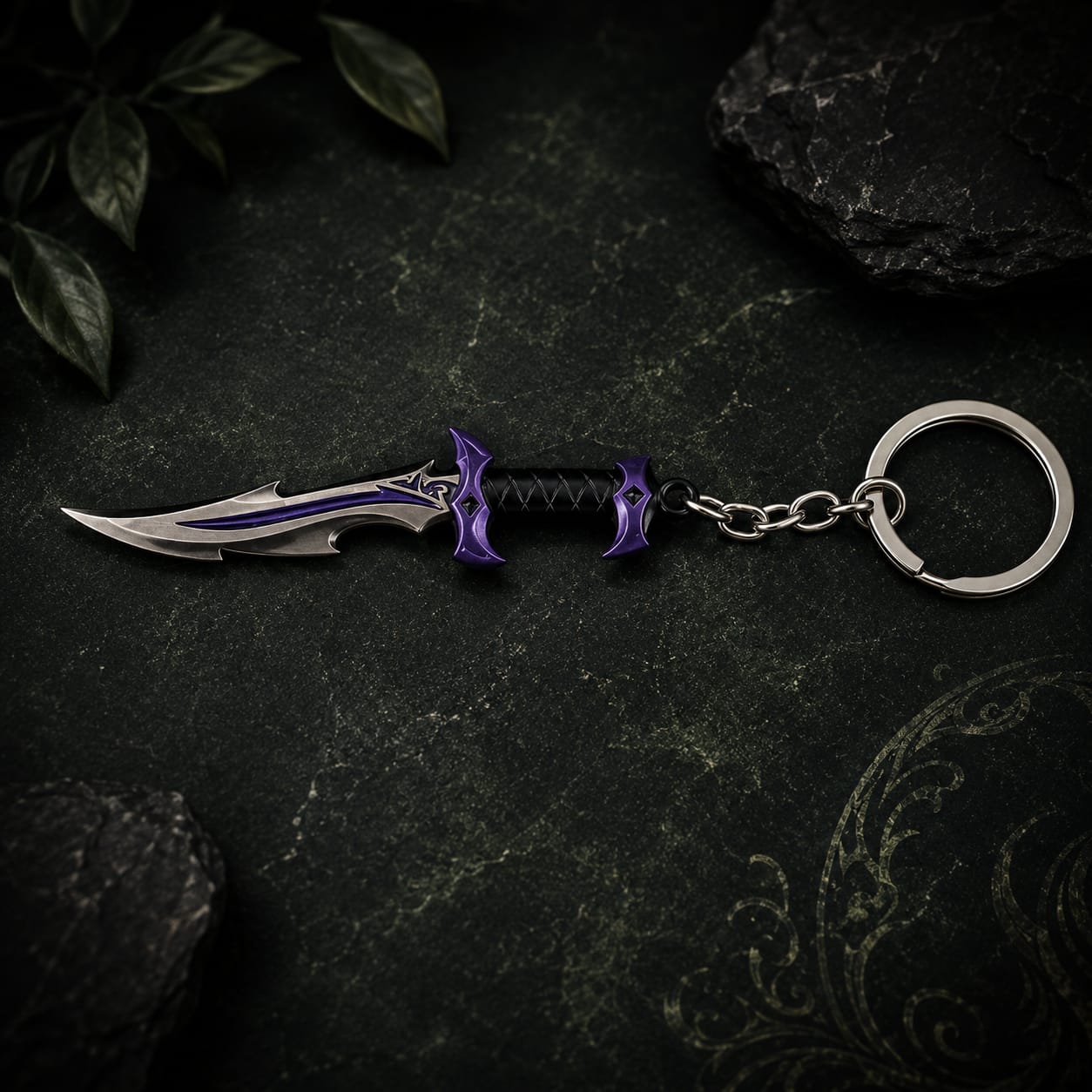 Reaver Dagger Metal Keychain